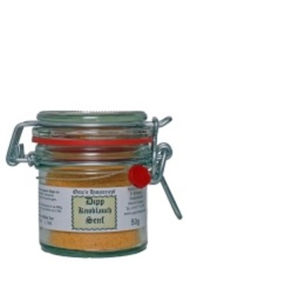 Knoblauch senf dipp