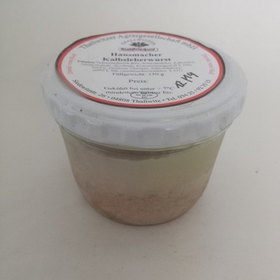 Kalbsleberwurst